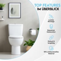 WC Sitz mit Absenkautomatik – Toilettensitz aus Duroplast