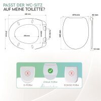 WC Sitz mit Absenkautomatik – Toilettensitz aus Duroplast