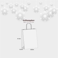 24er Set Große Geschenktaschen aus Kraftpapier