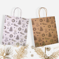 24er Set Geschenktüten Kraftpapier –...