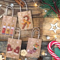 24 Geschenktüten aus Kraftpapier für...