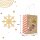 24 Geschenktüten aus Kraftpapier für Adventskalender – inkl. Sticker 1-24, 3m Paketschnur, 24 Holzklammern (35x7mm)