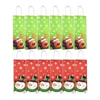 12 Flaschentüten aus Kraftpapier – 2 Designs...