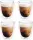 4er Set Mundgeblasene Doppelwandige Latte Macchiato Thermogläser – Hitzebeständig - 400ml