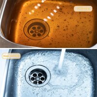 ausgussbecken abfluss reiniger (3er Pack)