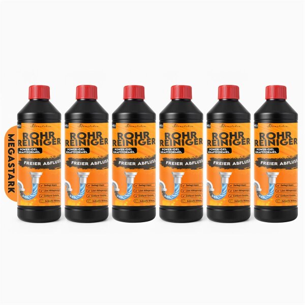 ausgussbecken abfluss reiniger Abflussreiniger Rohrreiniger, Küche, Bad, entfernt verstopfung (6er pack)