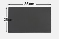 hausleben 4er Set Schieferplatte rechteckig 35x25 cm