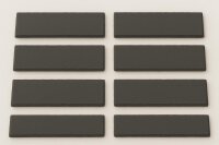 hausleben 8er Set Schieferplatten 15x5 cm