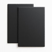 Hausleben 2er set Schieferplatte 40×25 cm –...