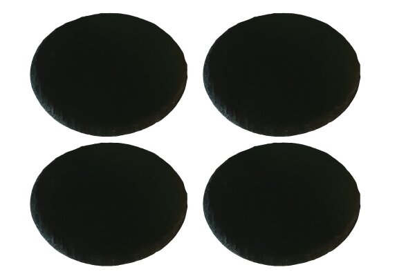 hausleben 4er Set Schieferplatten rund Ø 25 cm