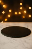 hausleben 4er Set Schieferplatten rund Ø 25 cm