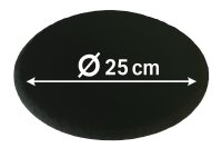 hausleben 4er Set Schieferplatten rund Ø 25 cm