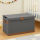 hausleben Faltbare Aufbewahrungsbox mit Deckel & Griff (Grau)