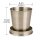 hausleben 5er Set - Teleskopbecher 140ml aus Edelstahl – Faltbarer Trinkbecher mit Deckel & Karabiner