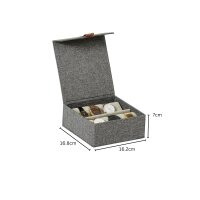 hausleben® Uhrenschatulle – Faltbare Uhrenbox...