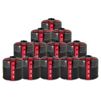 12 Stück Gaskartusche 500g Butan Gas mit Ventil Universal