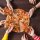 hausleben Pizzateller 33cm holz 6er Set Pizzabrett groß mit Griff