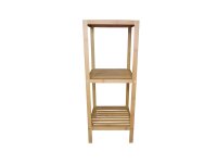 hausleben Regal Bambus mit 3 Böden | 77x30x33 cm