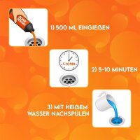 ausgussbecken abfluss reiniger Abflussreiniger Rohrreiniger, Küche, Bad, entfernt verstopfung (6er pack)