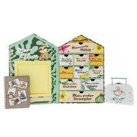 Baby Erinnerungsbox Schatztruhe Erinnerungen mit 10...