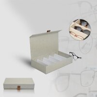 hausleben Aufbewahrungsbox für Brillen mit 5 Fächern