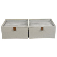 hausleben Organizer Box 2er Set – 6 Fächer je...