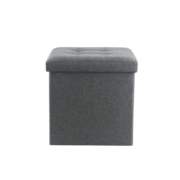 hausleben Sitzwürfel mit Stauraum (grau)