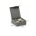 hausleben® Uhrenschatulle – Faltbare Uhrenbox für 6 Uhren (Grau)