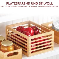 hausleben Bambus Kisten Set 3er