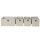 hausleben 5er Set Aufbewahrungsboxen Stoff (Creme/Nature)