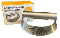 hausleben Edelstahl Knoblauchpresse | Ergonomischer Griff...