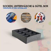 hausleben® Schubladen Organizer Box 33x24x8 cm...