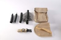 Multifunktions Schaufel Klappspaten Militärschaufel, Axt Säge, Hammer, Feuerstahl, Kompass Survival Set