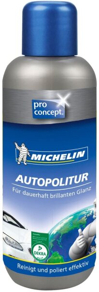 MICHELIN Autopolitur Pro Concept 250 ml – Lackpolitur für dauerhaften Glanz & Schutz | Reinigt und poliert effektiv