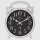 hausleben Wanduhr aus Kunststoff/Glas | Wecker Optik | Schwarz/Weiß
