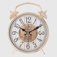 hausleben Wanduhr aus Kunststoff/Glas | Wecker Optik |...