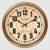 hausleben Wanduhr aus Kunststoff/Glas | Rund Antik-Design...