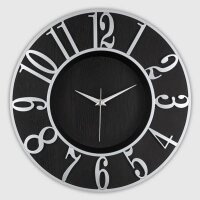 hausleben Wanduhr aus Kunststoff/Glas | Klassisches...