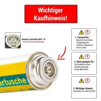 Campingman 16 Stück Gaskartusche 227g Butan Gas mit Ventil