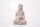 hausleben Eleganter Sitzender Buddha mit Vogelbad in Creme - 28,5x19x40 cm aus hochwertigem Magnesia (CremeKerzenhalter)