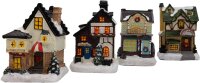 hausleben Weihnachtsstadt Weihnachtsdorf mit Beleuchtung...