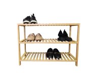 hausleben Schuhregal Bambus | 70x28x50 cm