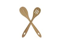 hausleben Kochlöffel-Set | Bambus | 2er Set