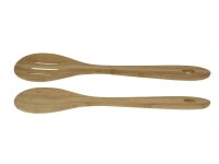 hausleben Kochlöffel-Set | Bambus | 2er Set