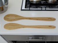 hausleben Kochlöffel-Set | Bambus | 2er Set