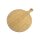Pizzateller 33cm Holz - Pizzaservierbrett Mit Saftrille