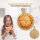 Pizzateller 33cm Holz - Pizzaservierbrett Mit Saftrille