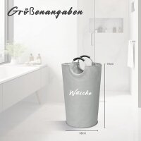 hausleben Großer 90 L wäschesammler mit...