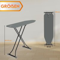 Hausleben Bügelbrett im schwarzen Camouflage-Design