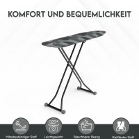 Hausleben Bügelbrett im schwarzen Camouflage-Design